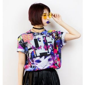 Omocat Glitchboy Shirt Unisex Medium